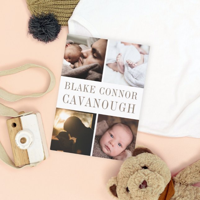 Anúncio Nascimento da Foto do Nome Clássico (Criador carregado)