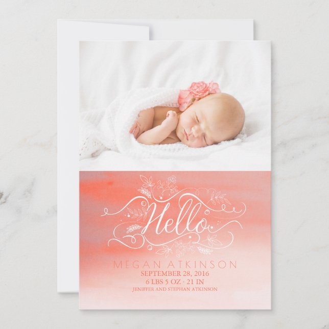 Anúncio Nascimento de recém-nascidos, recém-nascidos, com  (Frente)