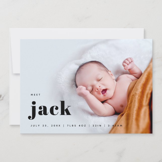 Anúncio Nascimento do Bebê Negra Moderno (Frente)