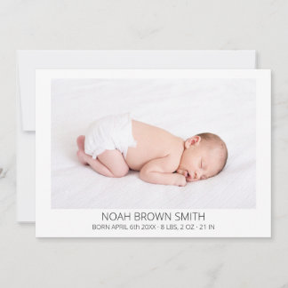 Anúncio Nascimento mínimo de fotos de bebê