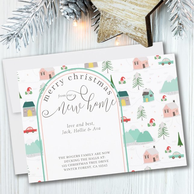 Anúncio Natal do New House Mountain Village Movendo-se (Criador carregado)