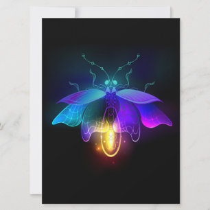 Anúncio Neon Firefly a preto