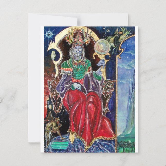 Anúncio NEUROMANCER Magistro King, Azul Vermelho Dourado (Frente)