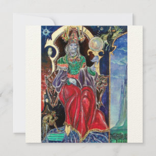 Anúncio NEUROMANCER, papel de feltro vermelho azul