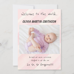 Anúncio New Arrival Baby Girl