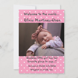 Anúncio New Arrival Baby Girl