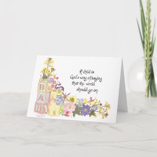 Anúncio New baby card (Frente)