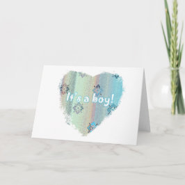 Anúncio New Baby Card - It's a Boy!