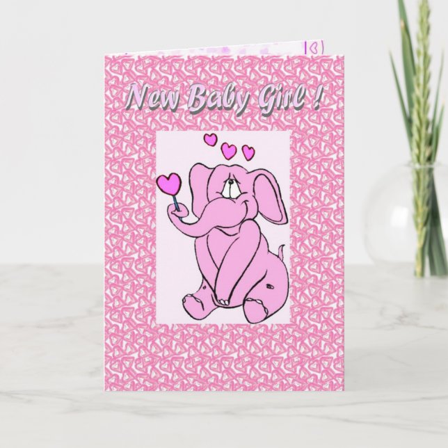 Anúncio New Baby Girl (Frente)