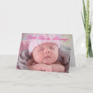 Anúncio New Baby Girl Card