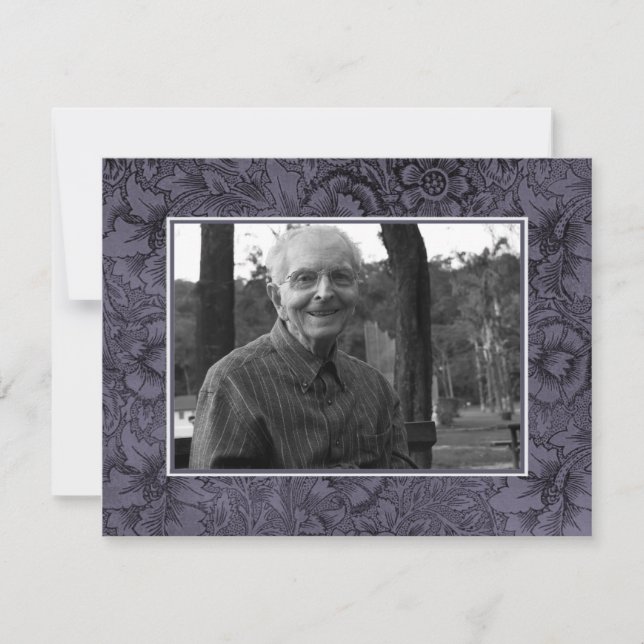 Anúncio No Loving Memory Memoriam Death Notícias (Frente)