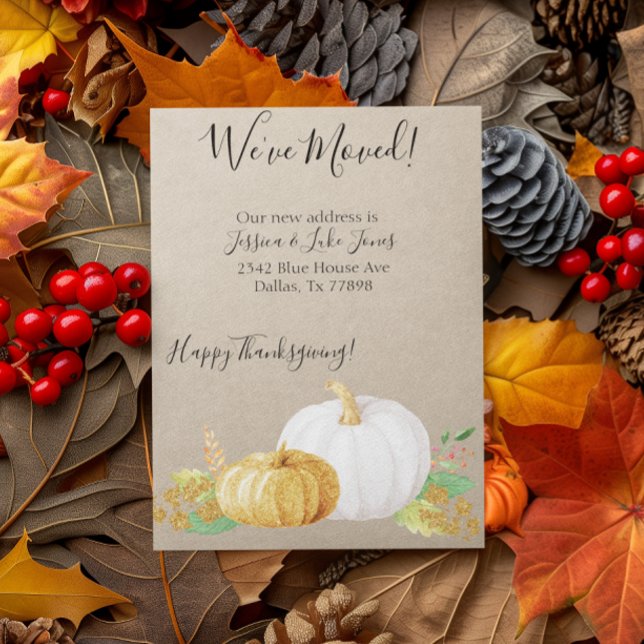 Anúncio No outono, movemos o movimento de Ação de Graças (Criador carregado)