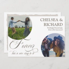 Anúncio Noivado de Fotografia Único do Modern Classy