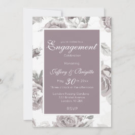 Anúncio Noivado rosa rosa Dusty