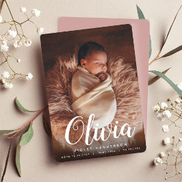 Anúncio nome da letra | Foto Vertical Nascimento