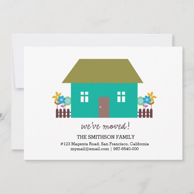 Anúncio nos mudamos (Frente)