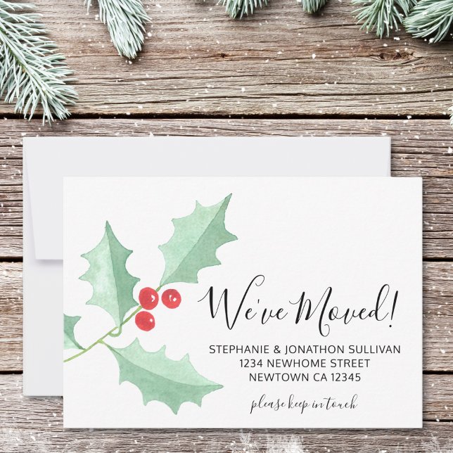 Anúncio Nós Mudamos Aquarela Azevinho (Criador carregado)