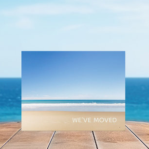 Anúncio Nós Mudamos Casa de Praia Novo Endereço