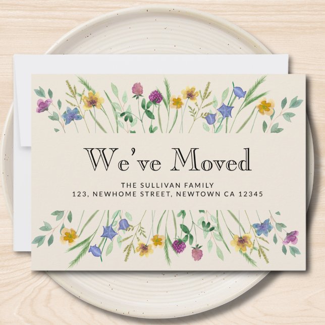 Anúncio Nós Mudamos Floral Moving (Criador carregado)
