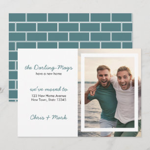 Anúncio Nós nos Mudamos Foto Personalizada Nova Endereço M