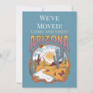Anúncio Nós nos mudamos para o Arizona Novo Endereço