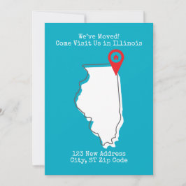 Anúncio Nós nos mudamos! Venha nos visitar em Illinois