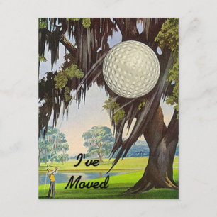 Anúncio Nós temos-me movemos o movimento Golfing do golfe