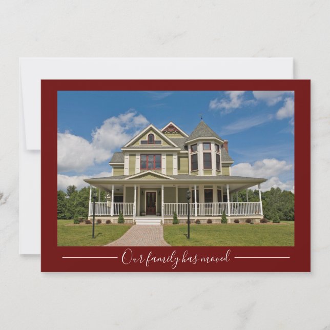 Anúncio Nossa Família Mover Foto Personalizada Da Casa Ver (Frente)