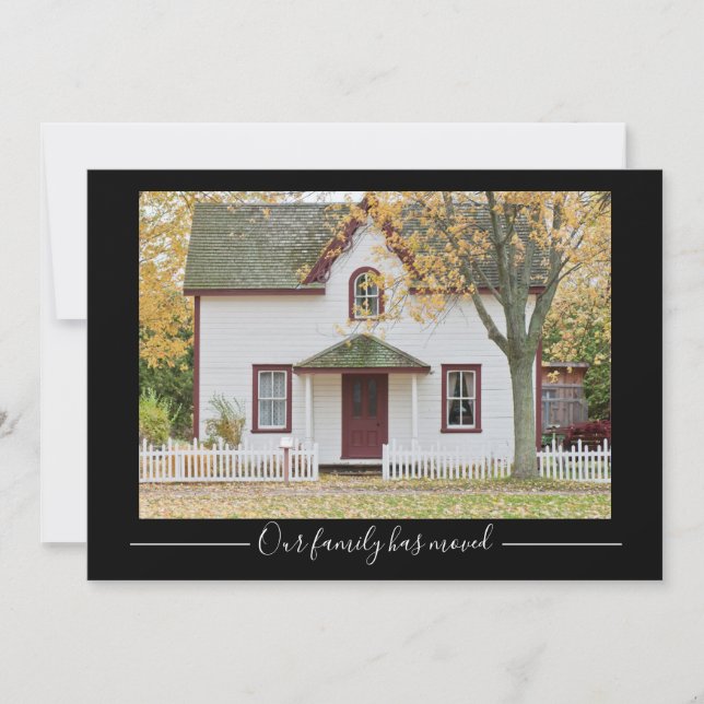 Anúncio Nossa Família Mudou A Foto Personalizada Da Casa P (Frente)