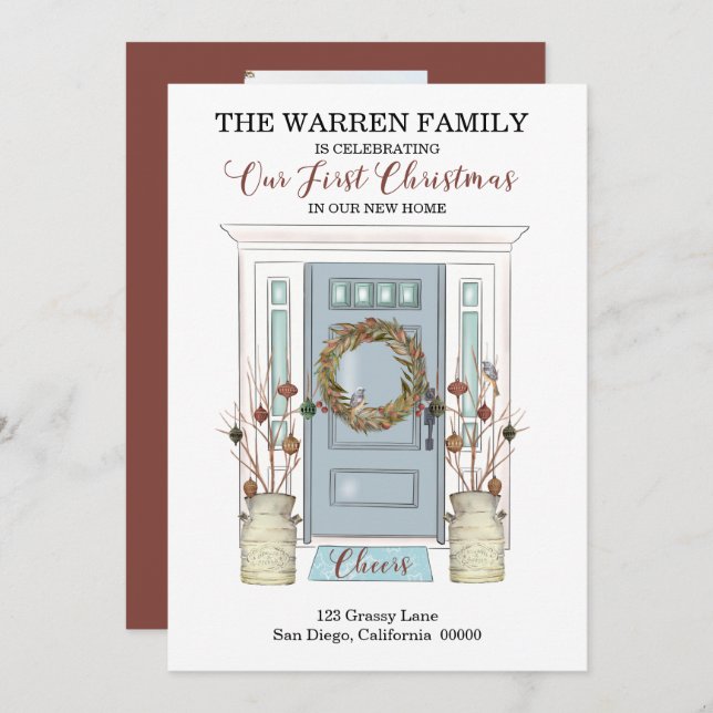 Anúncio Nosso Primeiro Natal - Nova Casa - Movimentação de (Frente/Verso)