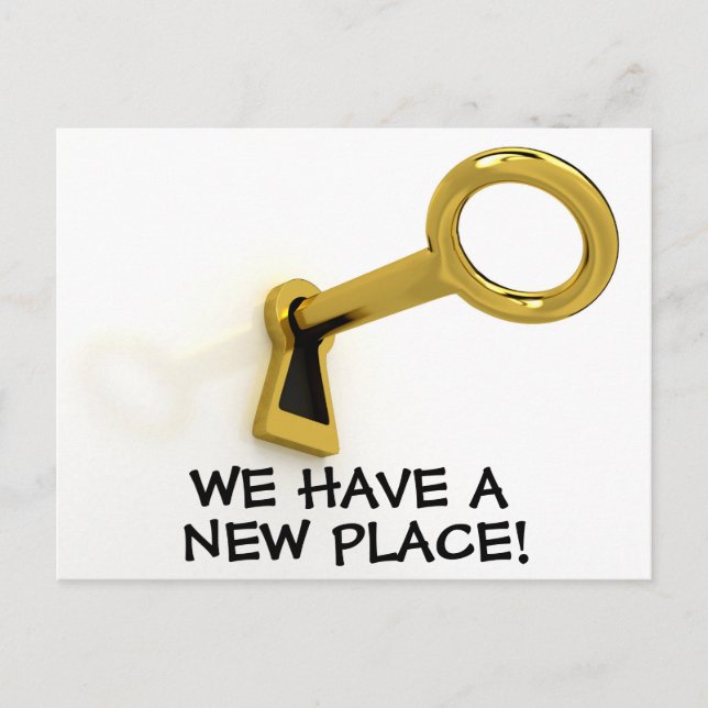 Anúncio Nova Alteração do Cartão Postal de Endereço (Frente)