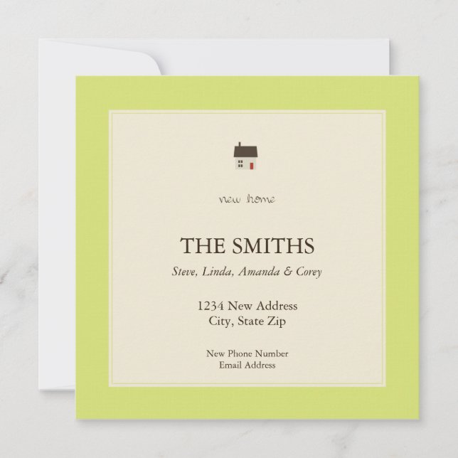 Anúncio nova casa (Frente)