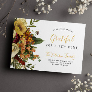 Anúncio Nova casa Dia de Ação de Graças em movimento