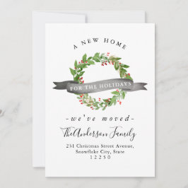 Anúncio Nova casa para a mudança de feriado no feriado