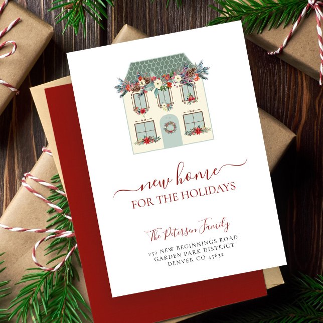 Anúncio Nova casa para a mudança de Natal (Criador carregado)