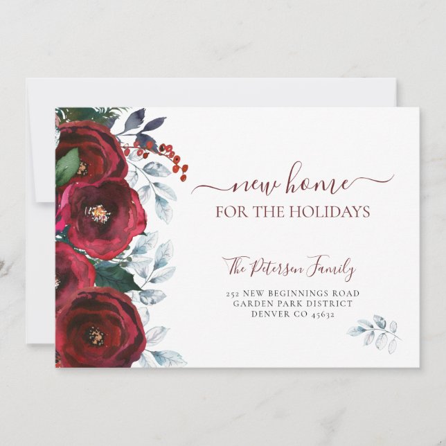 Anúncio Nova casa para as férias de Natal (Frente)