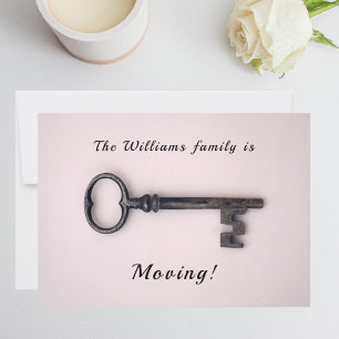 Anúncio Nova Chave Antiga do Endereço Doméstico Mínimo a R