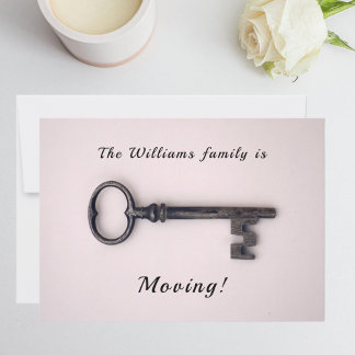 Anúncio Nova Chave Antiga do Endereço Doméstico Mínimo a R