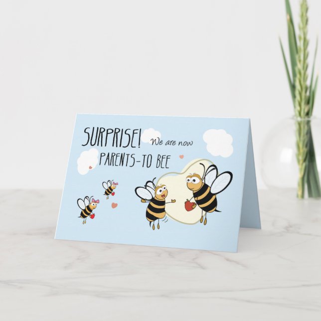 Anúncio Nova Gravidez Bebê Esperando Anúncio, 3º Bab (Frente)