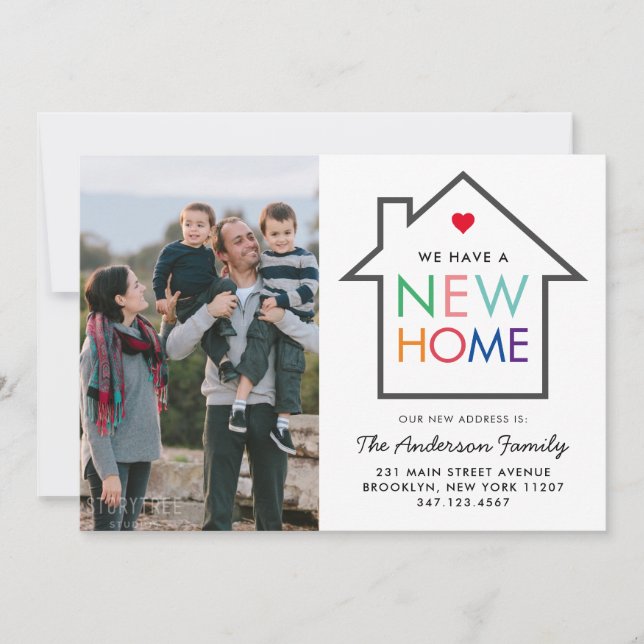 Anúncio Nova Mudança de Casa de Endereços Movimentação de  (Frente)