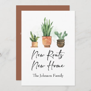 Anúncio Novas Raízes Mudamos de Novo Terracotta Doméstico