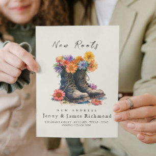 Anúncio Novas Raízes - Novo Endereço I Sapatos e Flores
