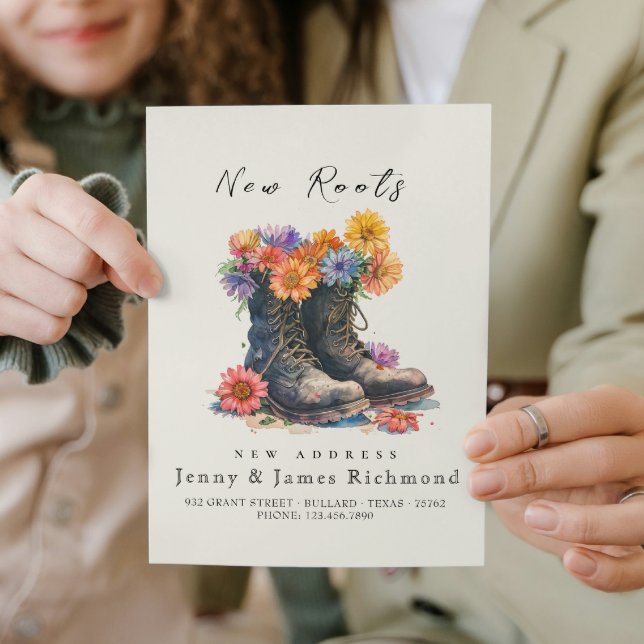 Anúncio Novas Raízes - Novo Endereço I Sapatos e Flores (Criador carregado)