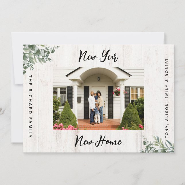 Anúncio Novo Ano Novo Lar Lançamento de Movimentação Foto (Frente)