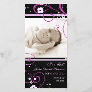 Anúncio novo do nascimento do bebê do modelo