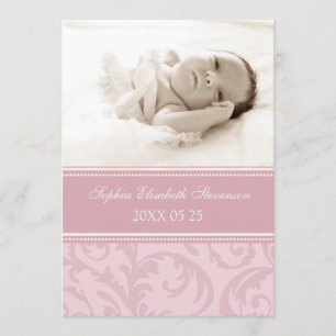 Anúncio novo do nascimento do bebê do modelo