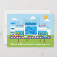 Novo Endereço da Loja Loja de Shopping Fofo Mudanç