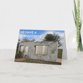 Anúncio Novo Endereço Engraçado Que Já Mudámos