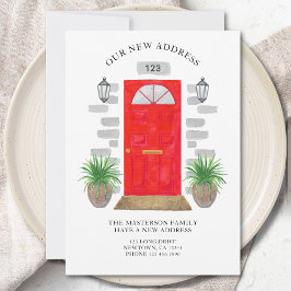 Anúncio Novo Endereço Porta Vermelha