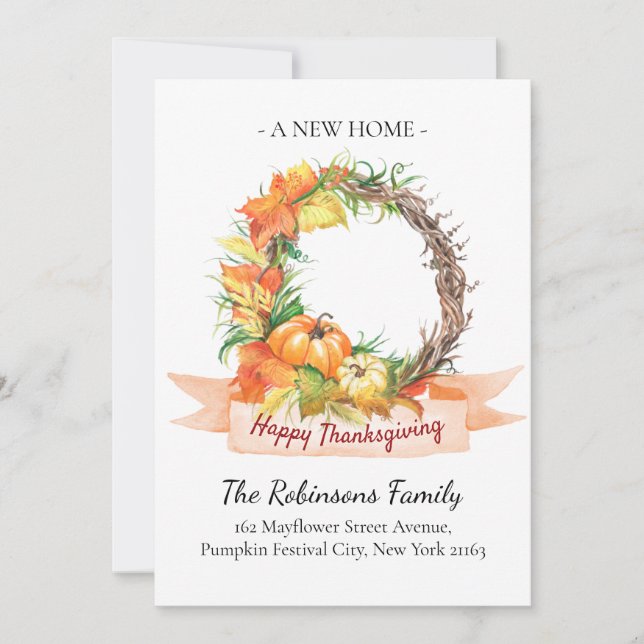 Anúncio Novo Endereço Residencial Ação de Graças Mudança d (Frente)